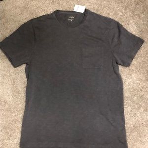 Men T-shirt Jew crew grey